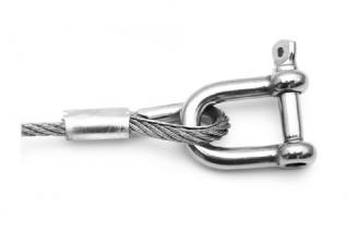 拼搏体育钢丝绳连接件D型不锈钢卸扣